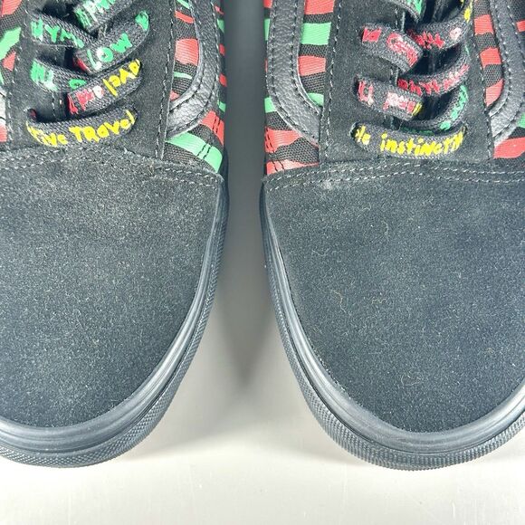 Vans A Tribe Called Quest Low End Theory Black Men’s Size 11 ATCQ Old Skool - Picture 4 of 14